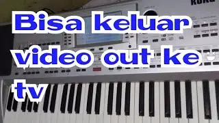 video out Korg pa 80 ke monitor tv