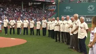 STL@BOS: Sox celebrate 1967 American League champs