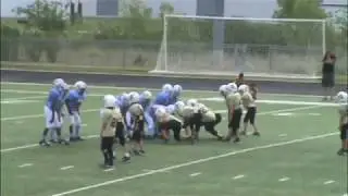 Worm Stretch Sweep Beast Single Wing Play in Power Wing Beast Offense