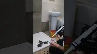 УСТАНОВКА ДУШЕВОГО ПОДДОНЫ | Как укоротить | #сантехника #как #сделатьсделайсам