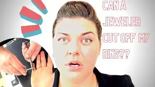 Jeweler Cuts a Ring Off My Finger. Demo