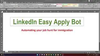English: Using bot for job hunting for immigration (part 1 of 3)