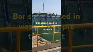 Bar screen used for wastewater pre treatment. #wastewater_treatment