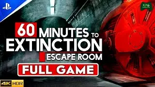 60 Minutes to Extinction: Escape Room - Full Gameplay Walkthrough 4K 2160p 60FPS Ultra HD