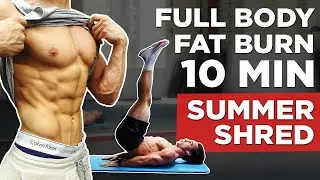 Intense 10 min Full Body FAT BURNING Workout 🔥 (No Equipment Bodyweight Workout)