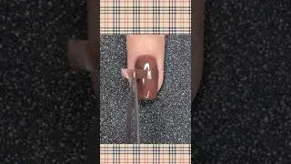 1 Minute Nail Art #90 | 🤎 Creative Leather Belt Nail Design 🤎 #shorts #dansnails
