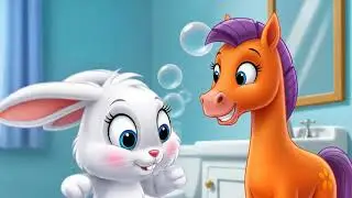 Cartoon Happy Horse&rsquo;s Good Habits Adventure 🐴 | Fun Moral Story for Kids