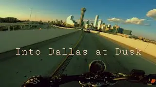 The Best Highway into Dallas at Dusk / Clips / Husqvarna Svartpilen 701