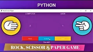 Камень-ножницы-бумажная игра на Python