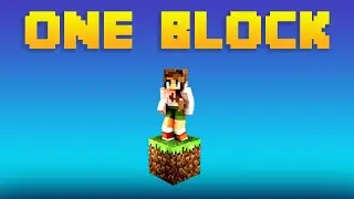 Playing Minecraft Skyblock One Block 
