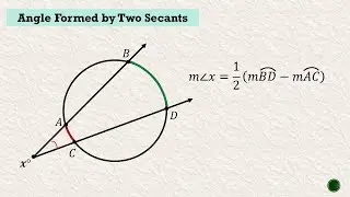 Angle Formed by Two Secants