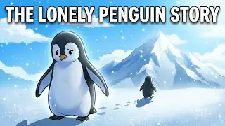 The Lonely Penguin Who Kept Walking to the Mountain 🐧 | A Heartwarming Animated Kids Story