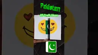 ✨ Last Minute Drawing Idea for 14 August! 🇵🇰 Emoji Flag 🥰💚 #Shorts  #Pakistan#flag#drawing#trending