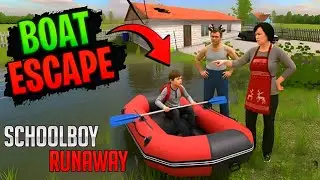 School boy runaway boat escape 😱 | the schoolboy runaway (FULL GAMEPLAY) #viralvideo #shorts 