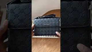 Daily paper Black Meru Monogram Bag  Full unboxing video #dailypaper #luxurybags #bags