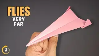 How to Make a Paper Jet That Flies Very Far - Paper Airplane That Flies Far Easy