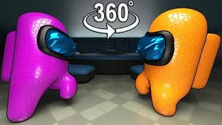 AMONG US 360&deg; Video - Distraction Dance in SLOW-MO