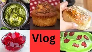 Wheat flour bun/Cupcake/fruit jelly/Palak paneer #drumsticks#summerspecial#india @Rajnishah02