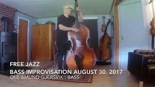 Free Jazz Bass Improvisation August 30  2017