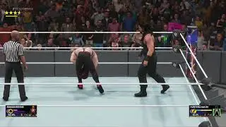WWE 2K19 Gameplay | Roman Reigns vs Custom Character