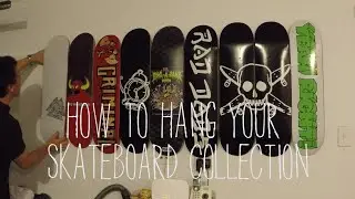 How to Hang Your Skateboard Collection