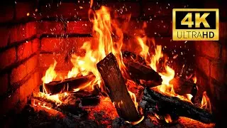 Уютный камин (12 часов) 🔥 Реалистичные звуки огня для отдыха, учебы и работы