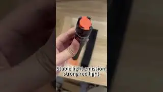 Red light fiber detector