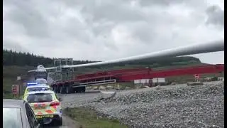 Turbine blade delivery beneath Ben Klibreck