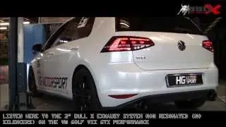 Golf 7 GTI.. several Versions for Listening to the Sound! Bull-X Auspuffsound