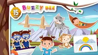 THE ANTS GO MARCHING + MORE | BUZZY BEE | NURSERY RHYMES COMPILATION