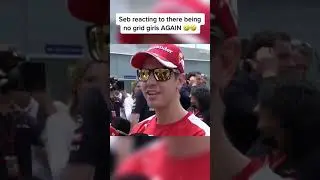 Seb being funny #sebastianvettel #vettel