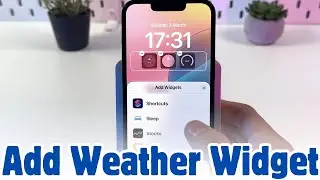 iPhone 16e &mdash; как отображать погоду на экране блокировки и настраивать виджеты