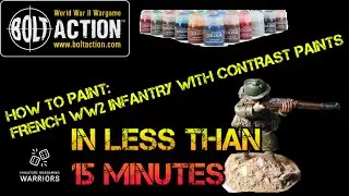 How To Paint French WW2 Infantry - With Contrast Paints