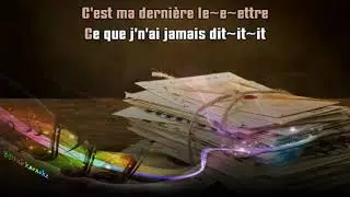 David Hallyday - Ma dernière lettre (chœurs) (2018) [BDFab karaoke]