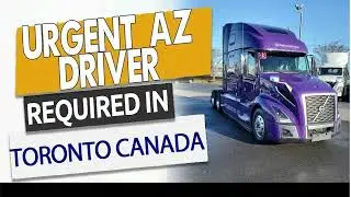 URGENT AZ  DRIVER REQUIRED IN CANADA| Driver Jobs in Toronto Canada #Torontojobs #jobsinToronto