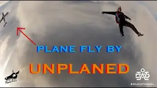 Skydive - Mid air close call with plane's