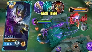 OBSIDIA NEW BEST 1 SHOT BUILD & EMBLEM IN GOLD LANE 2025!! This Build is Brutal 😱
