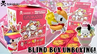 Let's Open the tokidoki x Hello Kitty and Friends Fast Food Blind Box Series! SANRIO BLIND BOXES!