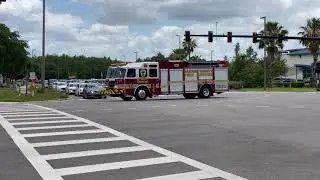 Pinned Q & Horn - Squad 1 Blocked by Aggressive Driver While Responding
