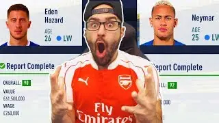 INSANE SIGNING INC NEYMAR OR HAZARD!! - FIFA 17 ARSENAL CAREER MODE #08