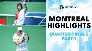 Nishikori Faces Arnaldi; Sinner & Rublev Clash | Montreal 2024 Quarter-Final Highlights (Part 1)