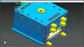 MOULD DESIGN OF PANEL ENGINE SIDE COVER | Plastic Injection molding | Large Mold Design.