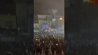 Mosque burns in Tehran as protests as deadly protests rage on in Iran #shorts