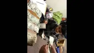 Azaan sorting cash... 5 years old