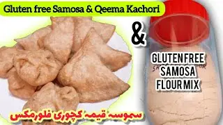 Gluten free Samosa & Kachori || Homemade Samosa flour Mix || Khana Pakana Gluten free