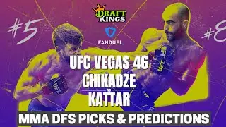 DraftKings MMA DFS: UFC Vegas 46 Card Best Bets, Picks, Lineup Advice, FanDuel Tips - January 15