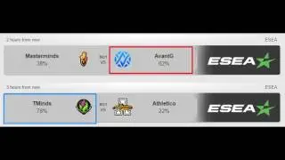 CSGO Lounge Betting Predictions - Masterminds Vs AvantG, TMinds Vs Athletico