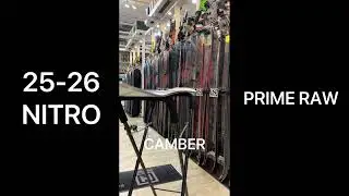 メンズ スノーボード 板 NITRO PRIME RAW ナイトロ プライム ロウ 25-26 オールラウンド カービング キャンバー
