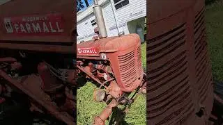 Ole Farmall Super A Cold Start!! #viral #farmall #super #a #tractor #farm