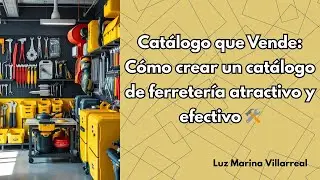 Cómo crear un CATÁLOGO DE FERRETERÍA que VENDE 🔥 | Guía práctica paso a paso